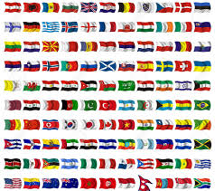 Collection Of Flags From Around The World Stock Photo, Picture And Royalty  Free Image. Image 121055431.
